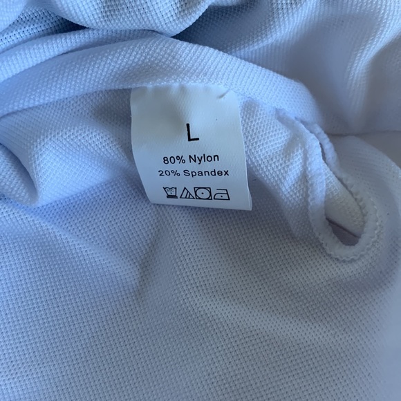 Black and White one piece swimsuit size L. - Picture 3 of 4